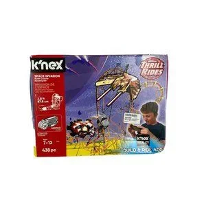 K'NEX Thrill Rides Space Invasion Roller Coaster Building Set with Ride It!  App